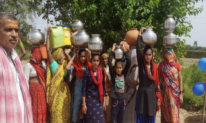 Installing Water Wells In Vrindaban